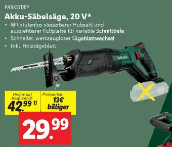 Lidl Akku-Säbelsäge Angebot