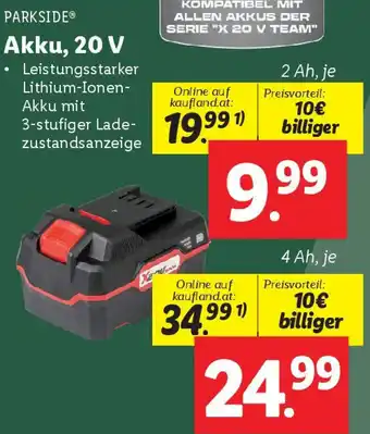 Lidl Akku, 20 V Angebot