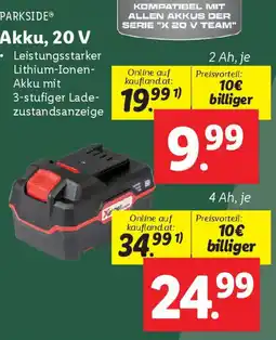 Lidl Akku, 20 V Angebot