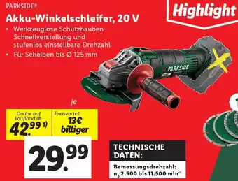 Lidl Akku-Winkelschleifer Angebot