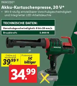 Lidl Akku-Kartuschenpresse Angebot