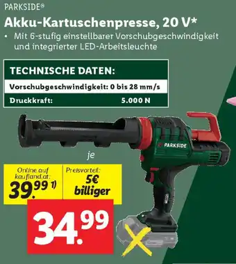 Lidl Akku-Kartuschenpresse Angebot