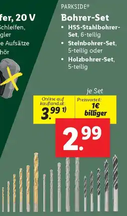 Lidl Bohrer-Set Angebot