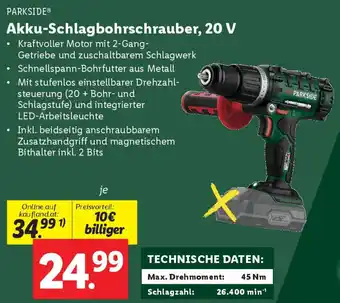 Lidl Akku-Schlagbohrschrauber Angebot