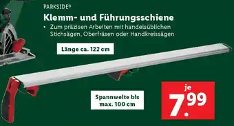 Lidl Klemm- und Führungsschiene Angebot