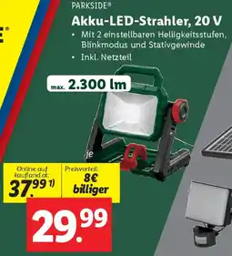 Lidl Akku-LED-Strahler Angebot