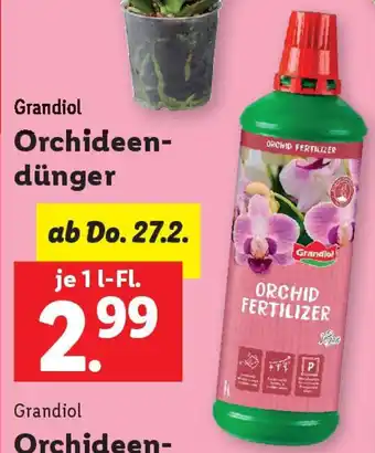 Lidl Orchideen- dünger Angebot