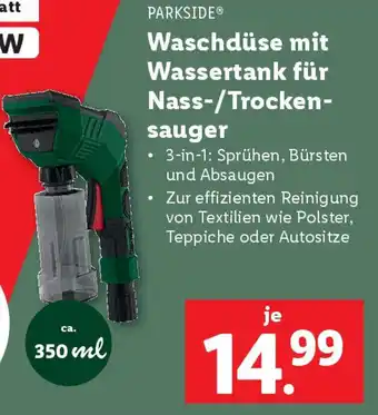 Lidl Waschdüse mit Wassertank für Nass-/Trocken- sauger Angebot