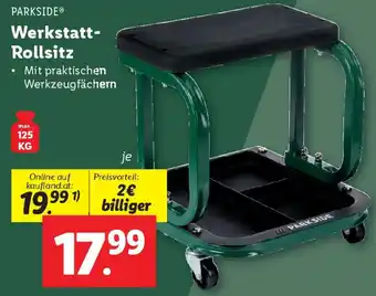 Lidl Werkstatt- Rollsitz Angebot