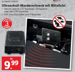 Lidl Ultraschall-Marderschreck mit Blitzlicht Angebot