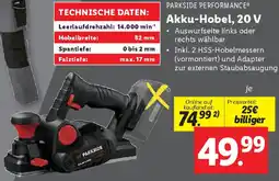 Lidl Akku-Hobel Angebot