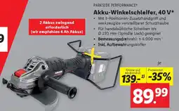 Lidl Akku-Winkelschleifer Angebot