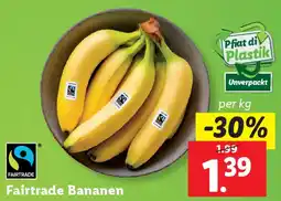 Lidl Fairtrade Bananen Angebot