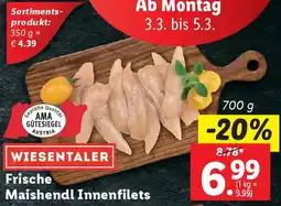 Lidl Frische Maishendl Innenfilets Angebot