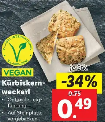 Lidl Kürbiskern- weckerl Angebot