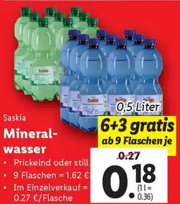 Lidl Mineralwasser Angebot