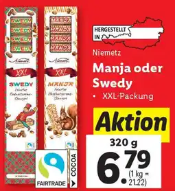 Lidl Manja oder Swedy Angebot