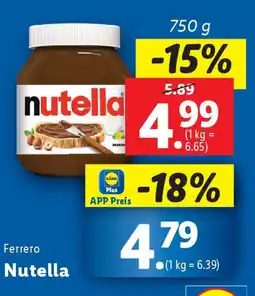 Lidl Ferrero Nutella Angebot