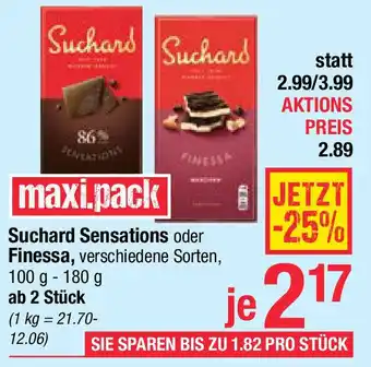 Maximarkt Suchard Sensations oder Finessa Angebot