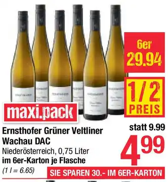 Maximarkt Ernsthofer Grüner Veltliner Wachau DAC Angebot