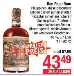 Maximarkt Don Papa Rum Angebot