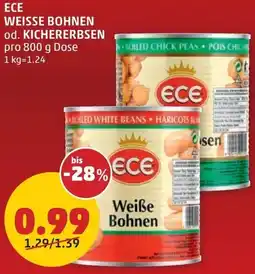 PENNY Weisse bohnen od. kichererbsen Angebot