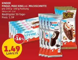 PENNY Pingui, maxi king od. milchschnitte Angebot