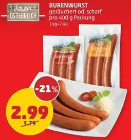 PENNY Burenwurst Angebot