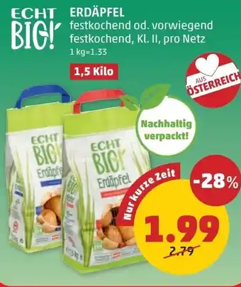 PENNY Erdäpfel Angebot