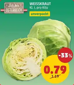 PENNY Weisskraut Angebot