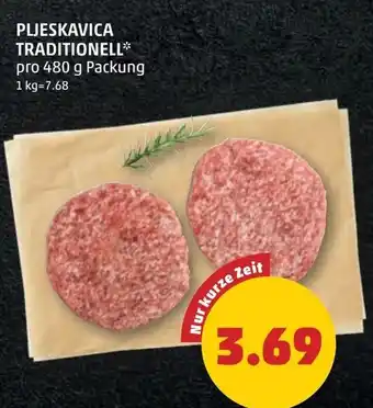 PENNY Pljeskavica traditionell Angebot