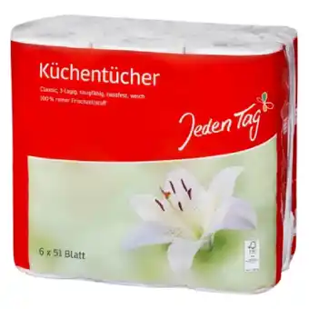 MPreis Jeden Tag Küchentücher 3-lagig MPREIS Angebot