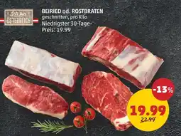 PENNY Beiried od. rostbraten Angebot