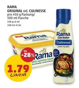 PENNY Rama original od. culinesse Angebot