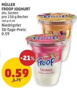 PENNY Müller froop joghurt Angebot