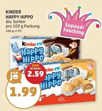 PENNY Kinder happy hippo Angebot