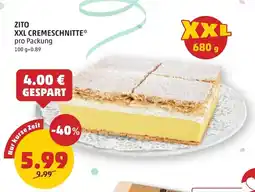 PENNY Zito xxl cremeschnitte Angebot