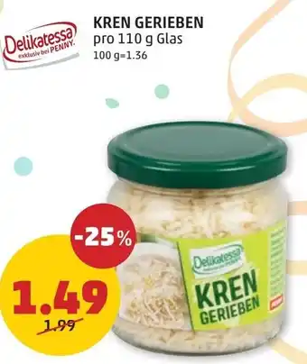 PENNY Kren gerieben Angebot