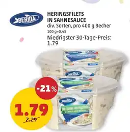 PENNY Heringsfilets in sahnesauce Angebot