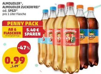 PENNY ALMDUDLER, ALMDUDLER ZUCKERFREI od. SPEZI Angebot