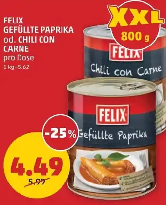 PENNY Gefüllte paprika od. chili con carne Angebot