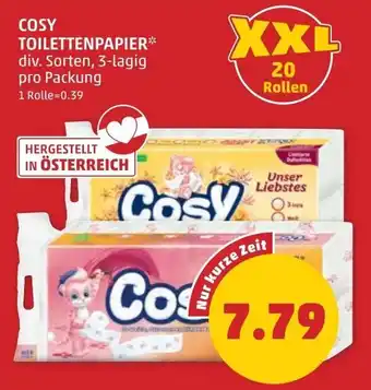 PENNY Cosy toilettenpapier Angebot