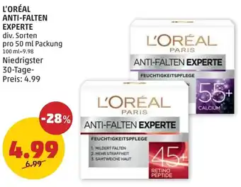 PENNY L'oréal anti-falten experte Angebot