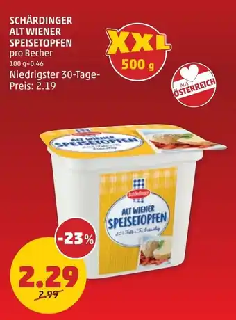 PENNY Schärdinger alt wiener speisetopfen Angebot