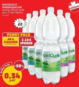 PENNY Waldquelle mineralwasser Angebot