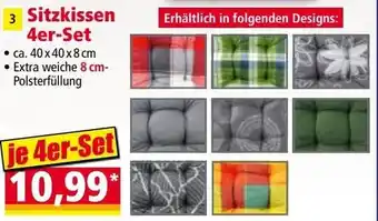 Norma Sitzkissen 4er-Set Angebot