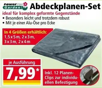 Norma Abdeckplanen-Set Angebot