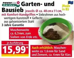 Norma Garten- und Bausieb Angebot