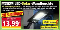 Norma Led-solar-wandleuchte Angebot