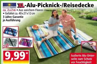 Norma Xl-alu-picknick-/reisedecke Angebot